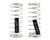 Losi losb1944 Rear Shock Spring Set Soft 2 Mini 8IGHT