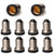 E14 to E12 Light Sockets Adapter  Light Bulb Socket  Bulb Base Adapter  Converters Lamp Holder -Pack of 10-