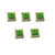 LENG Resin Tree Base DIY Craft Home Decor Miniature Figurine Fairy Garden Ornament Micro Landscape-Green-