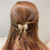 HUOFU Artificial Pearl Hair Claw Clips  Bow Hair Clamps Non Slip Barrettes for Women Girls  Hair Claw Clips Hair Jaw Clips Clamp Bow Butterfly Claw Clamps