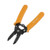 uxcell Nonslip Orange Grip 10 to 22 AWG Wire Stripper Cutter Pliers Tool 7 inches