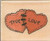 True Love Hearts Boyds Collection Wood Mounted Rubber Stamp -C21103-