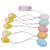 MZRI Easter LED Light String Easter Eggs Chicks String Lights Battery Powered Easter Party Decor Lamp Easter Home Decorations -A 1.65 M - 10 LED Lights - Always on-