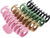 S5E5X Large Hair Claw Clips 4.33 Inch Nonslip Big Claw Clip for Women and Girls Thin Hair Strong Hold Hair Clips for Thick Hair 4 Color Available for Women and Girls -4 Pack-