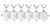 Ztuo 6 Piece Stainless Steel Necklace Set Fashion Best Friends BFF Puzzle Couples Friendship Jewelry Ztuo 6 Piece Stainless Steel Necklace Set Fashion Best Friends BFF Puzzle Couples Friendship Jewelry