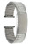 Bandini 22mm Silver Tone Stainless Steel Stretch Watch Strap for Men  Straight End  Adjustable Length Metal Expansion Watch Band  No Buckle