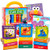 Sesame Street Board Books Set Toddlers Babies Bundle ~ Pack of 12 Chunky My First Library Board Book Block with Stickers -Elmo Books for Infants-