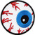 Eyeball Emoji Patch Bloodshot Embroidered Iron On No