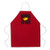 Attitude Aprons Fully Adjustable King of the Kitchen Apron  Red  One Size Fits Most