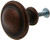 Amerock BP1387-RBZ Rustic Bronze Reflections Round Cabinet Hardware Knob, 1-1/4" Diameter - 25 Pack