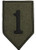 1st Infantry Division Patch Subdued