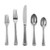 Gorham Column Frosted Stainless Flatware 5-Piece Place Setting, Service for 1