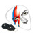 David Bowie Guitar picks  bass guitars  acoustic guitars  bass and electric guitars  and acoustic guitar gifts 6PACK
