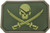Pirate Skull Flag Morale Patch - PVC -Multicam-