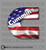 3M Cummins Turbo Diesel C American Flag Window Sticker Decal -8 inch-