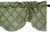 RLF HOME Echo Celadon Shaped Valance