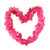 Hydra Costume Tropical Hawaiian Luau Ruffled Simulated Silk Flower Leis Party Favor Pack of 10-Pink