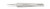 Excelta 5-SA-SE Tweezer  Straight Tapered Ultra Fine  4.25 inch Overall Length  Stainless Anti-Magnetic