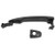 ADVANCE IGNITION Front Left or Front Right with Keyhole Outside Door Handle Non Painted Black Compatible with Toyota 04-12 Sienna Tacoma 2004 2005 2006 2007 2008 2009 2010 2011 2012
