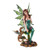 PTC 10 Inch Green Winged Fairy Sitting with Baby Dragon Statue Figurine