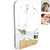 Suction Cap Bathroom Shower Shaving Mirror with Bonus Long-Lasting Removable Adhesive Hook  Shatter Resistant  Fog-Free Capable