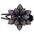 Hair Claw Clips Hair Clips No-Slip Grip Jaw Glitter Clips Rhinestone Clamps Mix Colored Flower Hair Accessories for Women