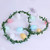 Outerrim Easter Eggs Wire String Lights - Steady On Easter Eggs Green Leaf Rattan Ornaments LED String Lights Decorations String Lights for Easter Halloween Christmas Party Home Decor -10-