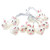 Outerrim Easter Bunny Wire String Lights - Easter Colorful Rabbites Ornaments USB Charging LED String Lights Decorations String Lights for Easter Halloween Christmas Party Home Decor -White-