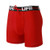 UFM Mens MAX Boxer Briefs with Support Pouch - Maximum Support  Patented Adjustable Support  Athletic Underwear for Men  Breathable Polyester Spandex  6 Inch  Red  40 - 42