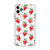 FancyCase Compatible with iPhone 12 Pro -6.1inch--Fruits Pattern Soft Silicone Protective Transparent iPhone 12 Pro Case -Strawberry Style-