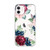 FancyCase Compatible with iPhone 12 Pro Max -6.7 inch--Flower Pattern Soft Silicone Protective Transparent iPhone 12 Pro Max Case -Rose Outline-