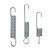 AUTUT 3 Pcs Motorcycle Kickstand Return Spring Set  Side Stand Spring Brake Pedal Return Spring Brake Light Switch Spring