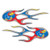 Team ProMark NCAA Kansas Jayhawks Micro Flame Graphics Decal  Pack of 2