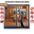 Magnetic Screen Door for 72"x80" French Door, Durable Fiberglass Double Door Screen Mesh Curtain Fits Door Opening up to 70" x79'' Keep Bugs Out