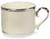 Lenox Ivory Frost Platinum Banded Ivory China Can Cup