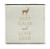 Keep Calm AND LOVE DEER BUCK - Iron on 4x4 inch Embroidered Edge Patch Applique