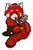 Pot Smoking Pals Cute Red Panda - Iron On Patch Applique