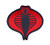 GI Joe Cobra Logo Iron-On Patch