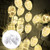 Kniskelop Easter Egg Lights 10 LED Easter Decor Eggs Lights Battery Operated Decorative Easter Eggs Lights String White