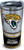 Tervis 1266722 NFL Jacksonville Jaguars Edge Stainless Steel Tumbler with Clear and Black Hammer Lid 20oz, Silver