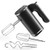 Electric Hand Mixer  2020 Lightweight Handheld Mixer  Multi-Speed Handheld Mixer  Electric Hand Beater Stainless Steel Egg Whisk with Egg Sticks and Dough Sticks for Whipping Cream  Eggs  Baking Cake