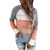 AODONG Pullover Sweater for Women Turtleneck Pullover Oversized Long Sleeve Tops Drop Shoulder Ribbed Sweaters Lightweight Solid Jumper Orange