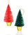 Holiday Lane Red & Green Sisal Tree Christmas Ornaments (Set of 2)