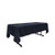 LA Linen 60 inch by 102 inch Rectangular Polyester Poplin Tablecloth Pack of 1   Navy Blue.