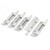 uxcell Locked Spring Loaded Metal Barrel Bolt Latch  9cm  5 Piece