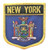 New York -NY- Flag Badge Iron On Sew-on Patch