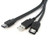 Micro SATA Cables eSATA Plus USB Combined Cable to eSATA Male and USB A Type