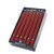 Colonial Candle 10 Inch Handipt Taper Candles, Red