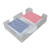SUNJULY 2 Deck Playing Card Tray  Revolving Rotating Canasta Playing Card Tray  Transparent Stacking Tabletop Card Holder