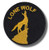 Lone Wolf - Embroidered Patch  8 X 8 cm